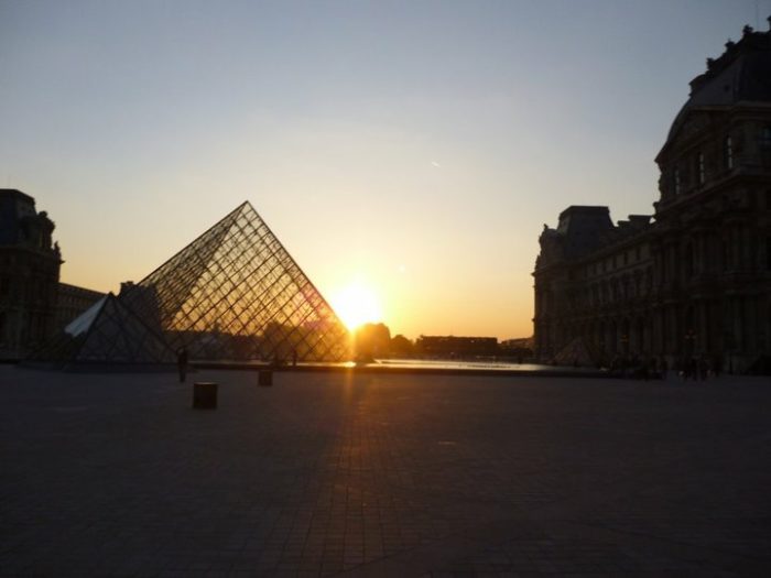 Louvre at Sunset