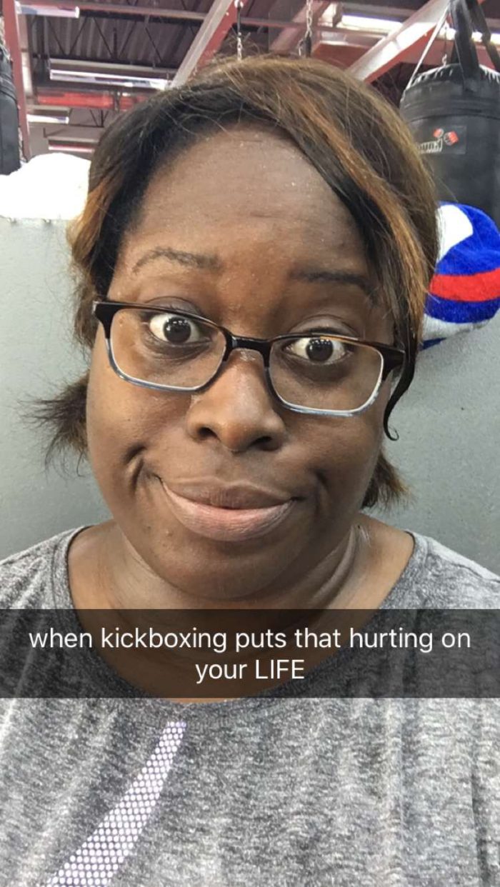 Kickboxing kicked my butt